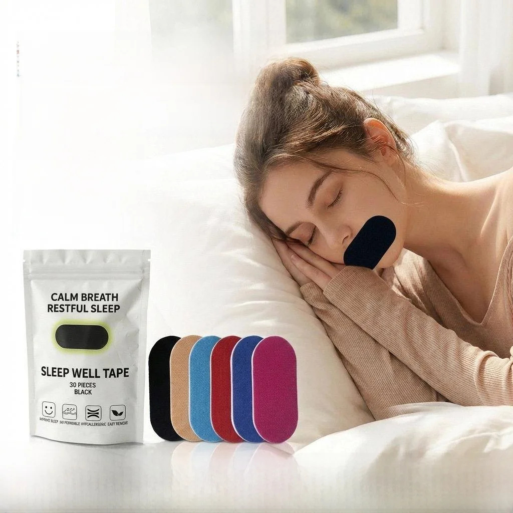 Sleeping Mouth Cover Elastic Transparent Breathable Hole Design Anti-snoring Oral Tape for Better Sleep Quality Home Use
Sleeping Mouth Cover Elastic Transparent Breathable Hole Design Anti-snoring Oral Tape for Better Sleep Quality Home Use