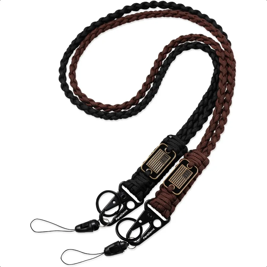 Heavy Duty Key Lanyard w Cool USA Flag for Keys Mens Durable Braided Paracord Lanyard for Id Badges Whistle Camera Rope Keychai
Heavy Duty Key Lanyard w Cool USA Flag for Keys Mens Durable Braided Paracord Lanyard for Id Badges Whistle Camera Rope Keychai
