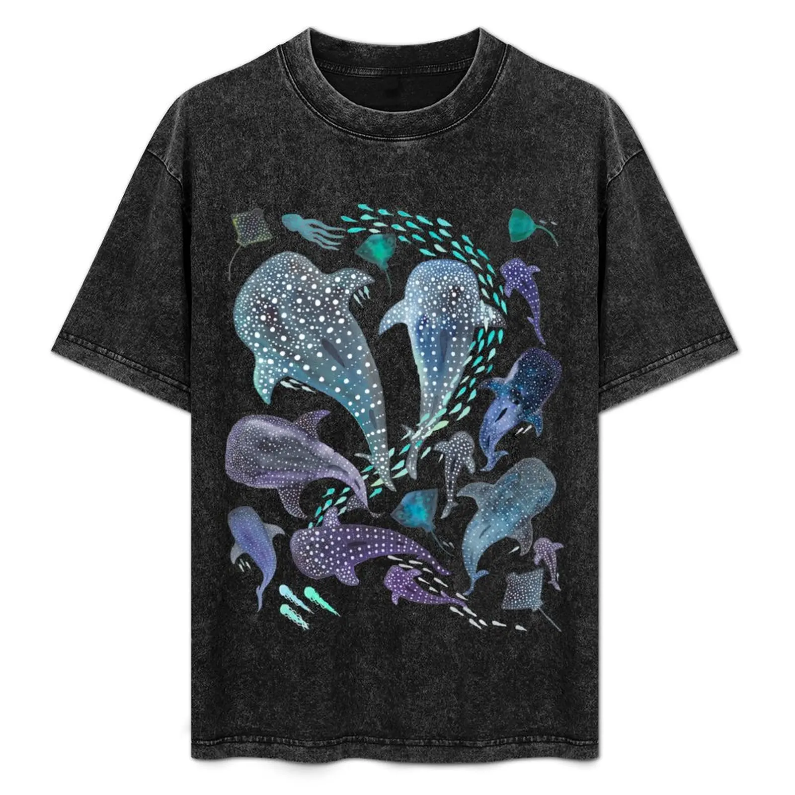 Whale Shark, Ray & Sea Creature Play Print T-Shirt Soft Casual Short Sleeve Cotton Tee
Whale Shark, Ray & Sea Creature Play Print T-Shirt Soft Casual Short Sleeve Cotton Tee