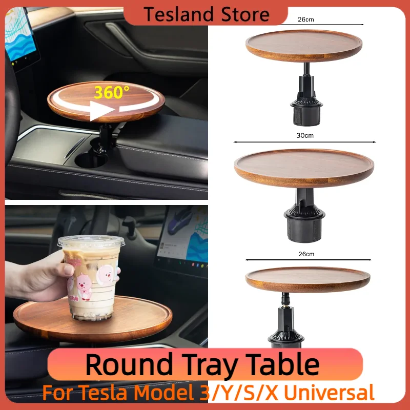 Round Tray Table For Tesla Model 3/Y/S/X Round Cup Holders Holes Universal Car Center Console Armrest Eating Drinks Tray Desk
Round Tray Table For Tesla Model 3/Y/S/X Round Cup Holders Holes Universal Car Center Console Armrest Eating Drinks Tray Desk