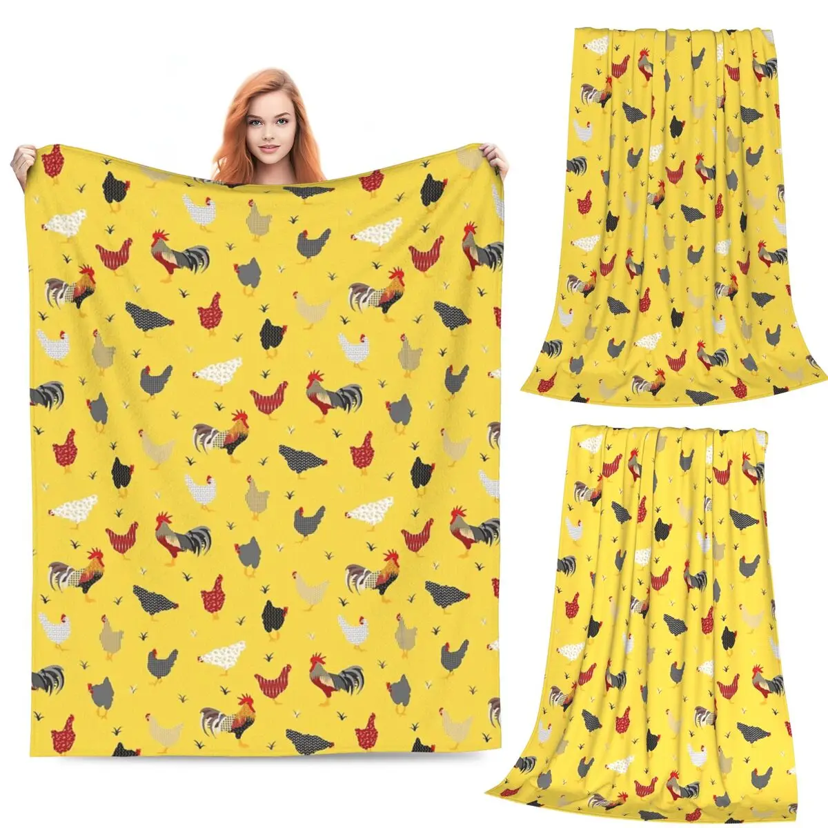 Chicken Farm Blanket Flannel Sofa Throw Blanket Super Soft Throw Blankets for Couch Bedding Outdoor Throws Bedspread Quilt
Chicken Farm Blanket Flannel Sofa Throw Blanket Super Soft Throw Blankets for Couch Bedding Outdoor Throws Bedspread Quilt
