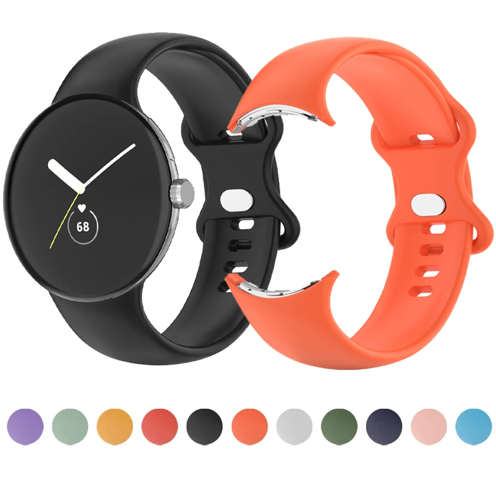 Ремешок силиконовый для Google Pixel Watch, сменный мягкий спортивный браслет для смарт-часов
Ремешок силиконовый для Google Pixel Watch, сменный мягкий спортивный браслет для смарт-часов