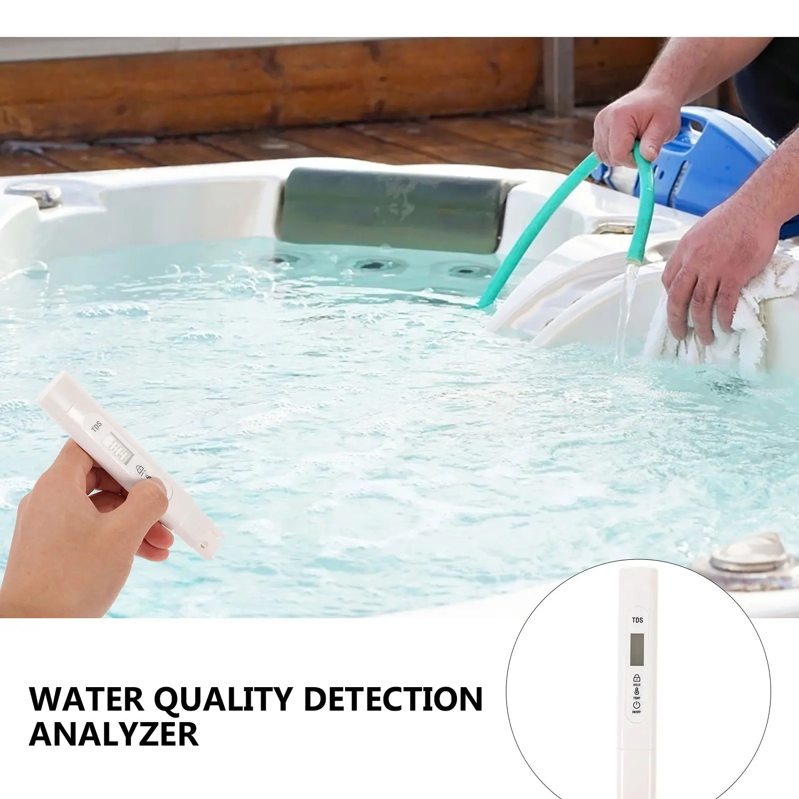 Portable Water Tester Pen Meter Digital for Aquarium Pool Convenient Water Tester Spa Drinking Kits Tools
Portable Water Tester Pen Meter Digital for Aquarium Pool Convenient Water Tester Spa Drinking Kits Tools