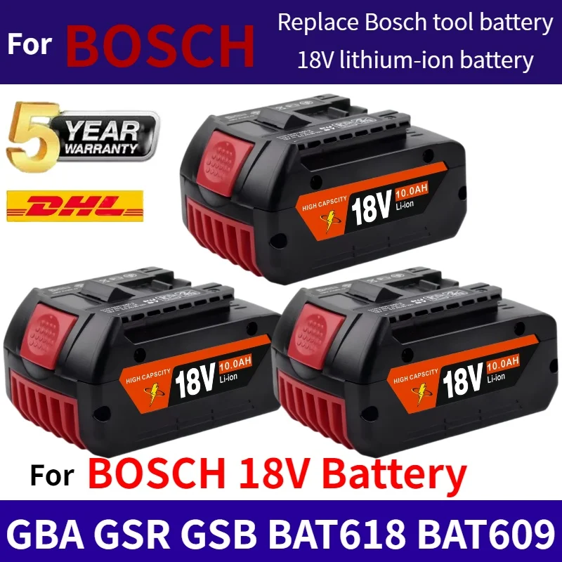 18V 10.0Ah replaceable Bosch 18V rechargeable lithium-ion battery replaceableBosch power tool battery BAT618 BAT609
18V 10.0Ah replaceable Bosch 18V rechargeable lithium-ion battery replaceableBosch power tool battery BAT618 BAT609