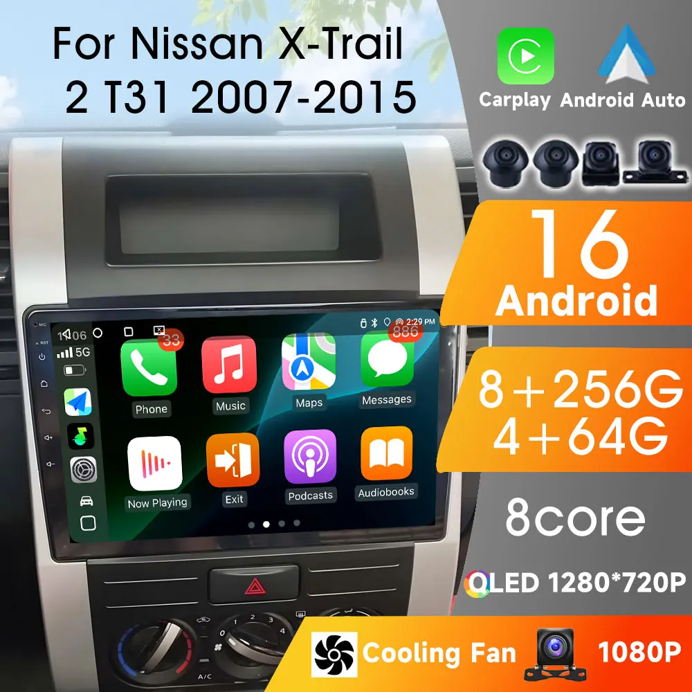 10inch Carplay Android For Nissan X-Trail X - Trail X Trail 2 T31 2007 - 2015 Autoradio Car Radio Android 16 Player Autoradio
10inch Carplay Android For Nissan X-Trail X - Trail X Trail 2 T31 2007 - 2015 Autoradio Car Radio Android 16 Player Autoradio