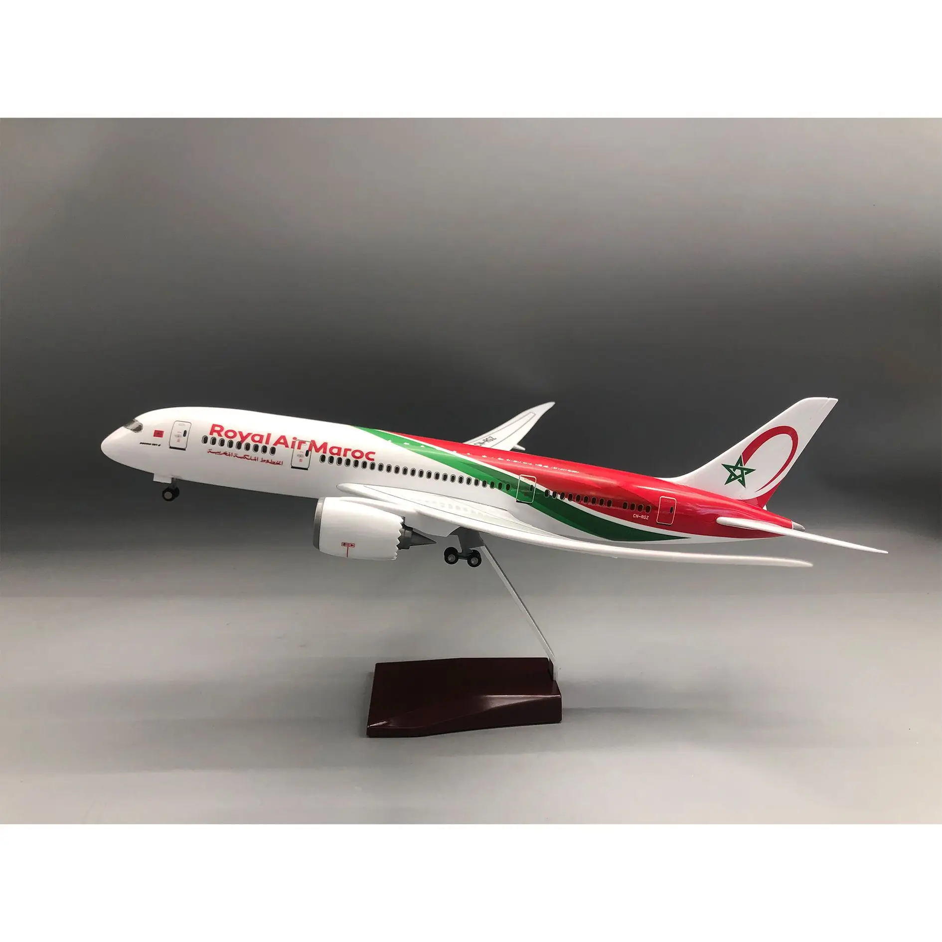 Airplane diecast Model 43cm B787 Royal Air Maroc Children toys collectible miniature child toy plane collectible aircraft
Airplane diecast Model 43cm B787 Royal Air Maroc Children toys collectible miniature child toy plane collectible aircraft