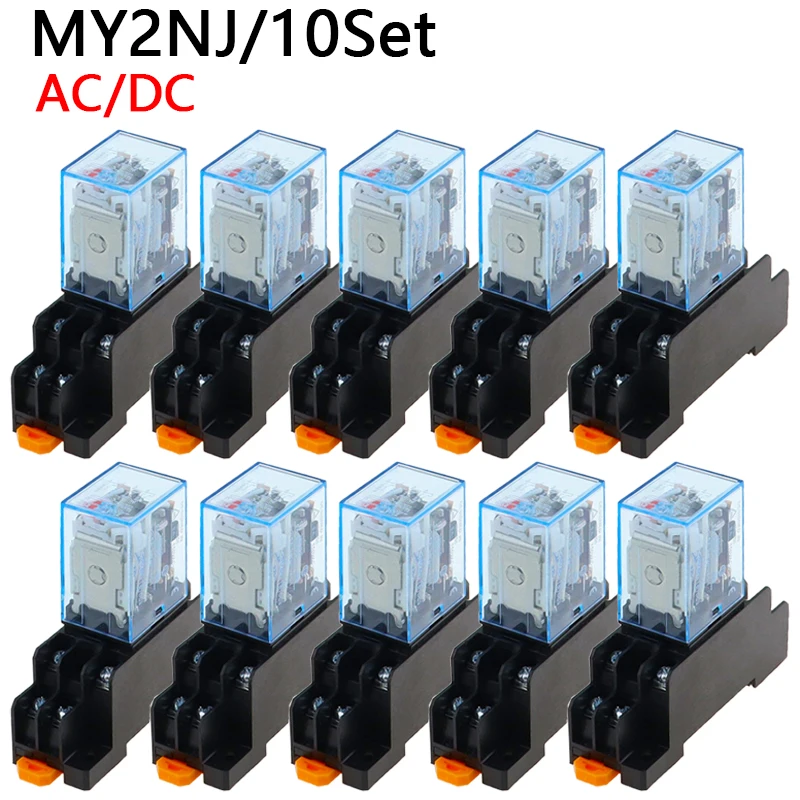 10 шт. MY2P HH52P MY2NJ DC 12 В 24 В 36 В 48 В 110 В 220 В катушка общего назначения DPDT микро мини-реле с гнездом
10 шт. MY2P HH52P MY2NJ DC 12 В 24 В 36 В 48 В 110 В 220 В катушка общего назначения DPDT микро мини-реле с гнездом