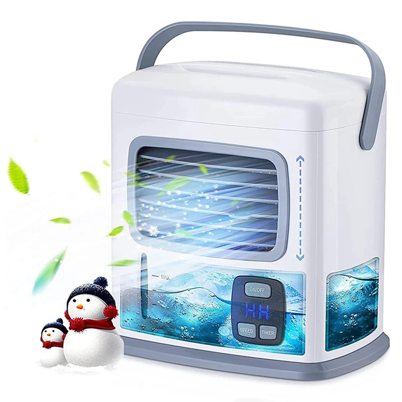 Mini 3 In 1 Evaporative Air Cooling Cooler - Personal Portable Air Conditioner Fan For Desktop Office Small Room
Mini 3 In 1 Evaporative Air Cooling Cooler - Personal Portable Air Conditioner Fan For Desktop Office Small Room