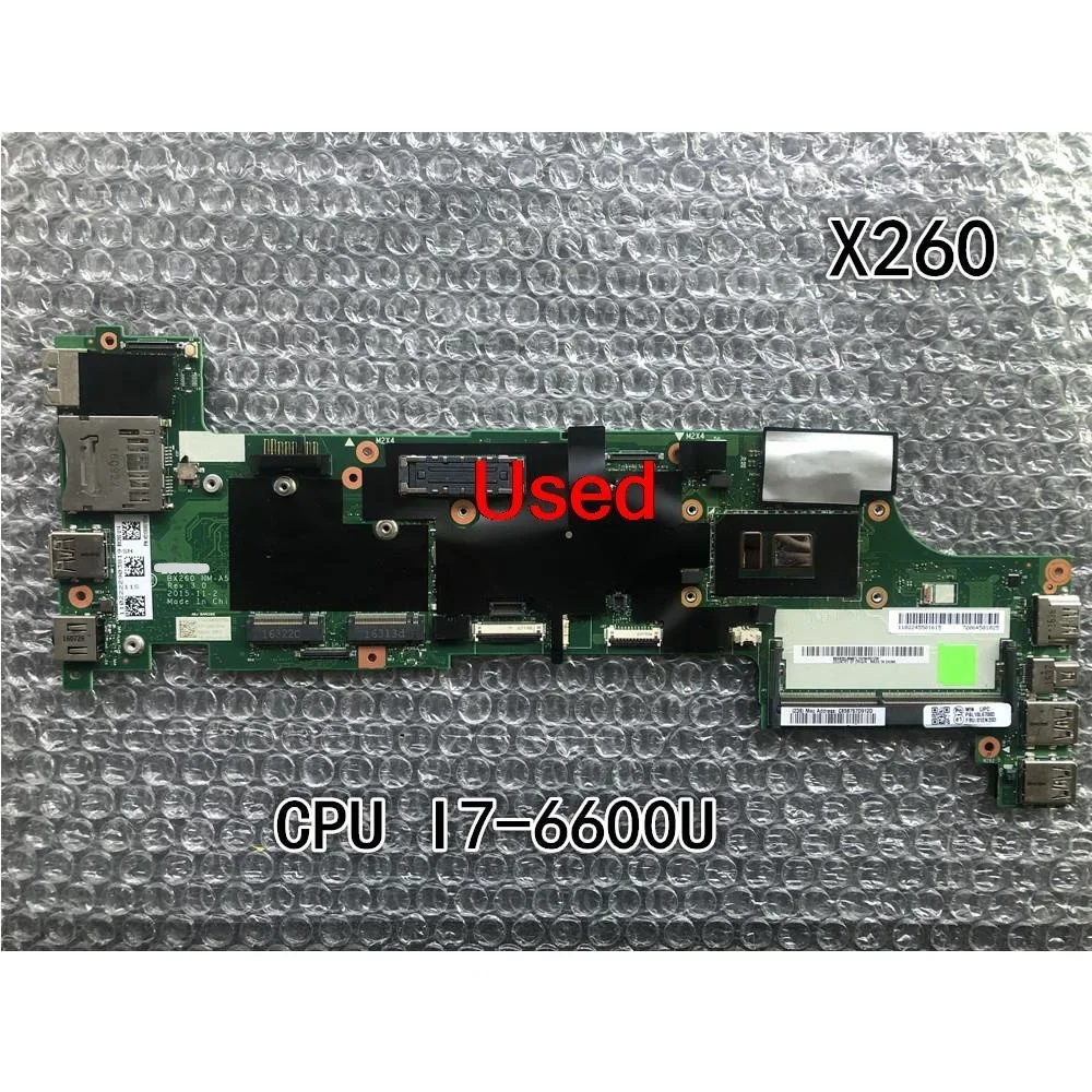 Used for Lenovo ThinkPad X260 Laptop Motherboard mainboard CPU I7-6600U FRU 01EN203 01EN199 01YT047 00UP200 00UP196
Used for Lenovo ThinkPad X260 Laptop Motherboard mainboard CPU I7-6600U FRU 01EN203 01EN199 01YT047 00UP200 00UP196