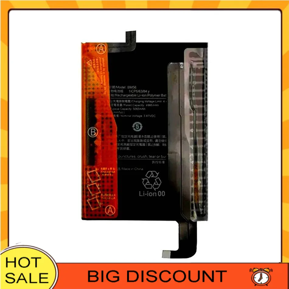 High-Capacity For Xiaomi Poco F3 GT For Redmi K40 5G 5065mAh Mobile Phone Battery BM56
High-Capacity For Xiaomi Poco F3 GT For Redmi K40 5G 5065mAh Mobile Phone Battery BM56