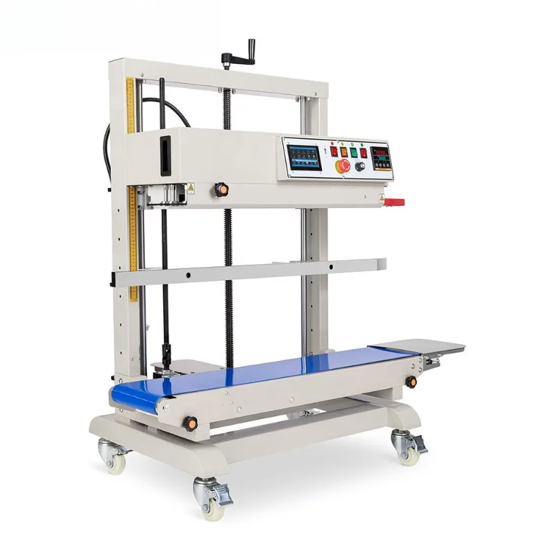 Automatic Vertical Heat Sealer Dual Heating 10mm Band For Grain Powder Coffee Chip Bag Sealing Ink Wheel Printer
Automatic Vertical Heat Sealer Dual Heating 10mm Band For Grain Powder Coffee Chip Bag Sealing Ink Wheel Printer