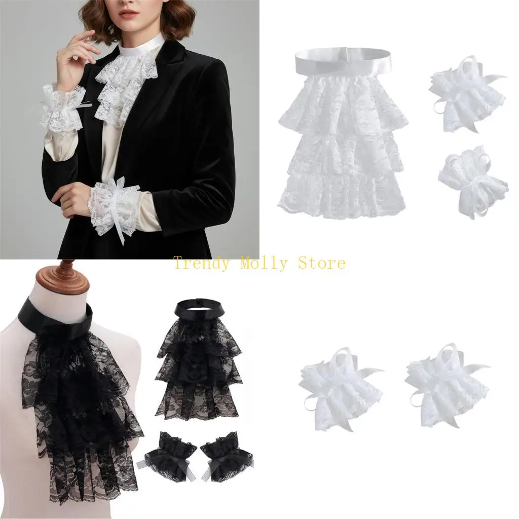 N5KB съемный колье на запястьях с накладным воротником для рубашки или платья, шаль с рюшами на лацканах для девушек, колье
N5KB съемный колье на запястьях с накладным воротником для рубашки или платья, шаль с рюшами на лацканах для девушек, колье