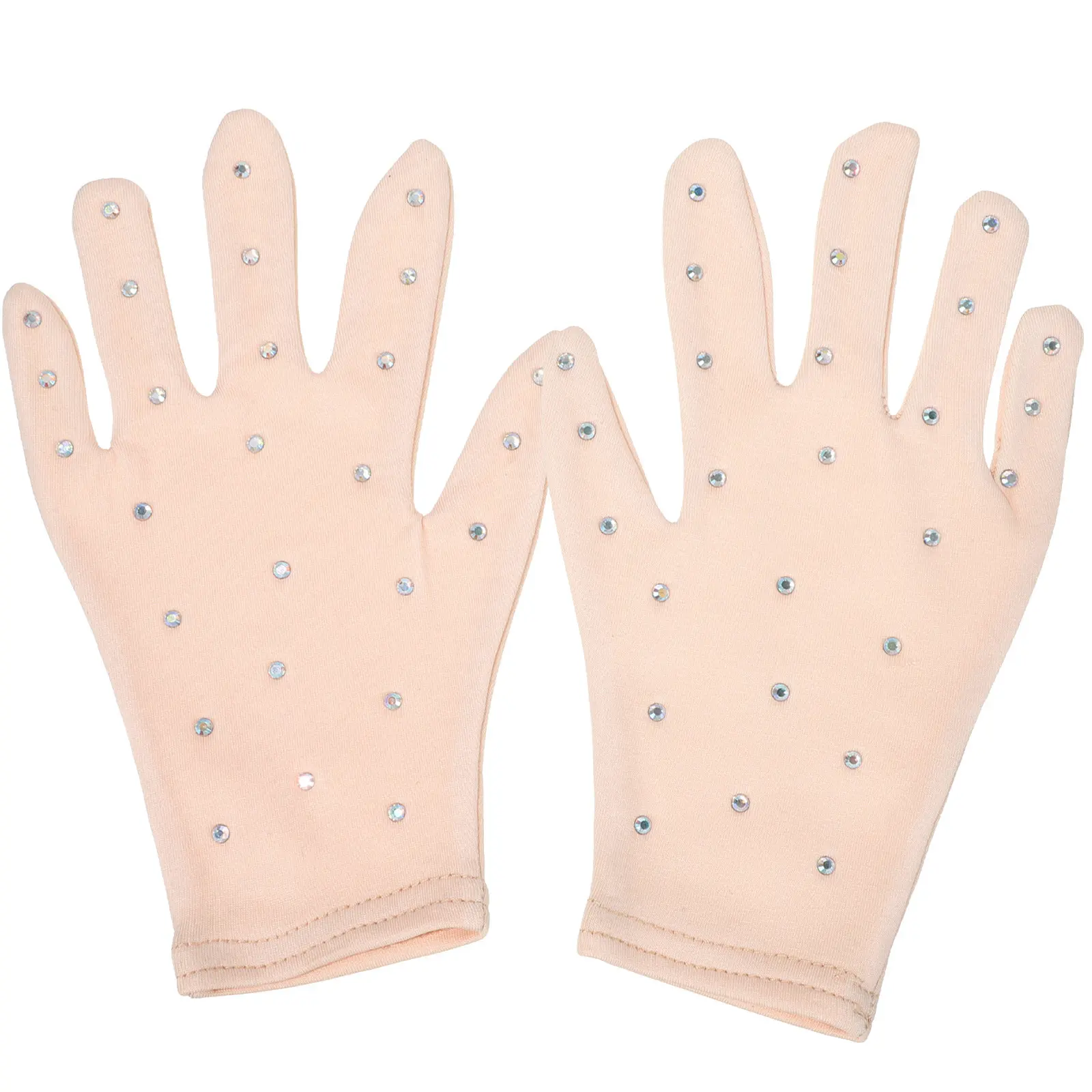 Пара декоративных перчаток с пайетками для выступлений на льду, дышащие перчатки для фигурного катания, вечеринок и танцев
Пара декоративных перчаток с пайетками для выступлений на льду, дышащие перчатки для фигурного катания, вечеринок и танцев