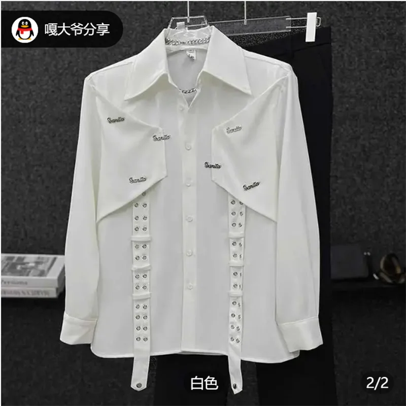 Men's Fashion Long Sleeve Shirt Spring Autumn Design Sensation New Style Casual Loose High-End Personality Men's Wear
Men's Fashion Long Sleeve Shirt Spring Autumn Design Sensation New Style Casual Loose High-End Personality Men's Wear
