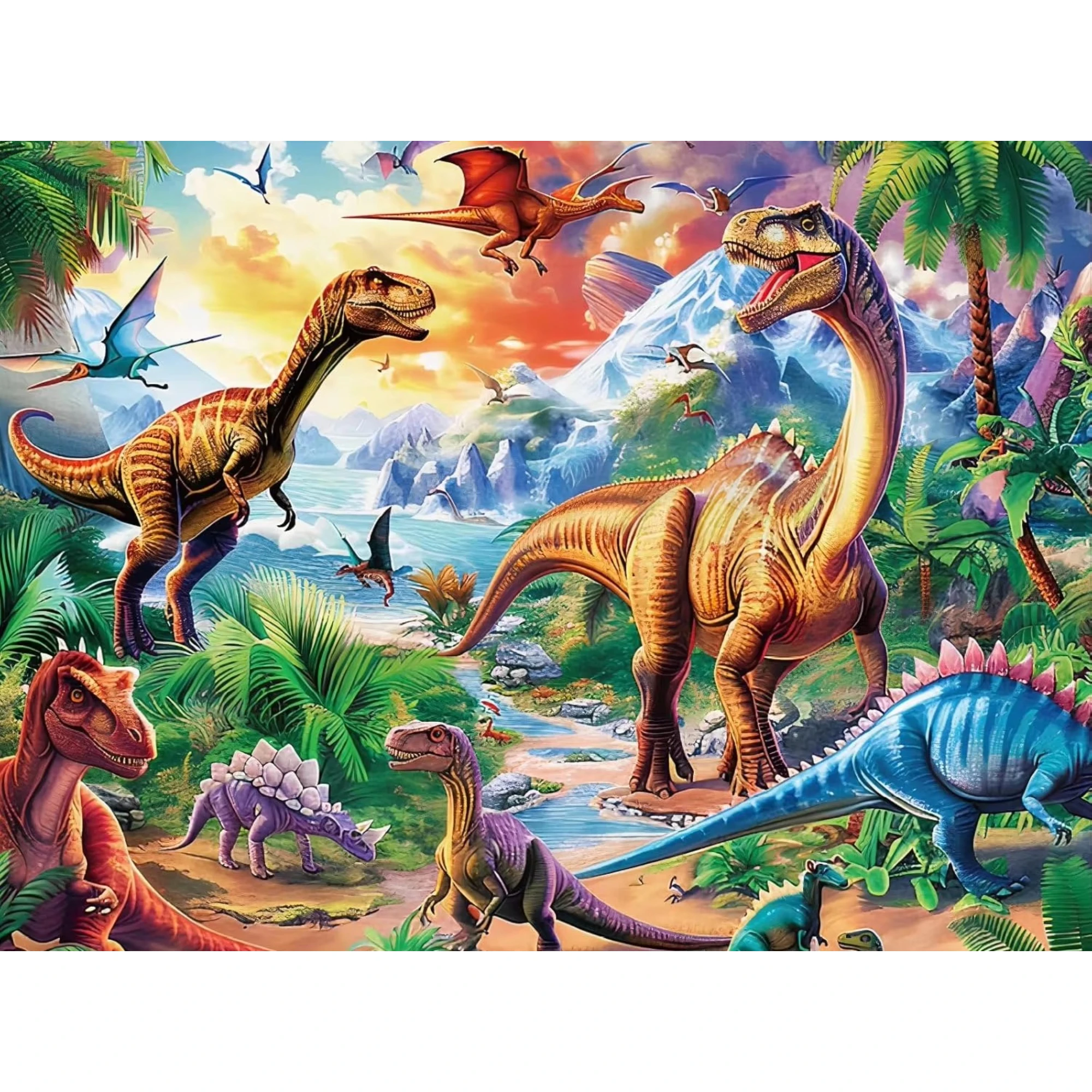 Dinosaur Landscape Puzzles Paper Jigsaw Puzzles 500/1000/1200/2000PCS Unique Educational Toys for Adults/Kids Birthday Gift
Dinosaur Landscape Puzzles Paper Jigsaw Puzzles 500/1000/1200/2000PCS Unique Educational Toys for Adults/Kids Birthday Gift
