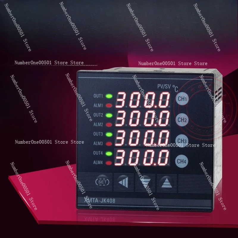XMT-JK408 XMTA-JK408 4 Channel PID Temperature Controller 4-20mA 0-10V Analog Output RS485 Multi Loop Independent Autotuning
XMT-JK408 XMTA-JK408 4 Channel PID Temperature Controller 4-20mA 0-10V Analog Output RS485 Multi Loop Independent Autotuning