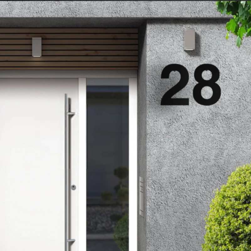 Modern Metal House Number - SUPER LARGE 12 Inch - Stainless Steel Floating House Number Outdoor With Knit, Easy to install
Modern Metal House Number - SUPER LARGE 12 Inch - Stainless Steel Floating House Number Outdoor With Knit, Easy to install