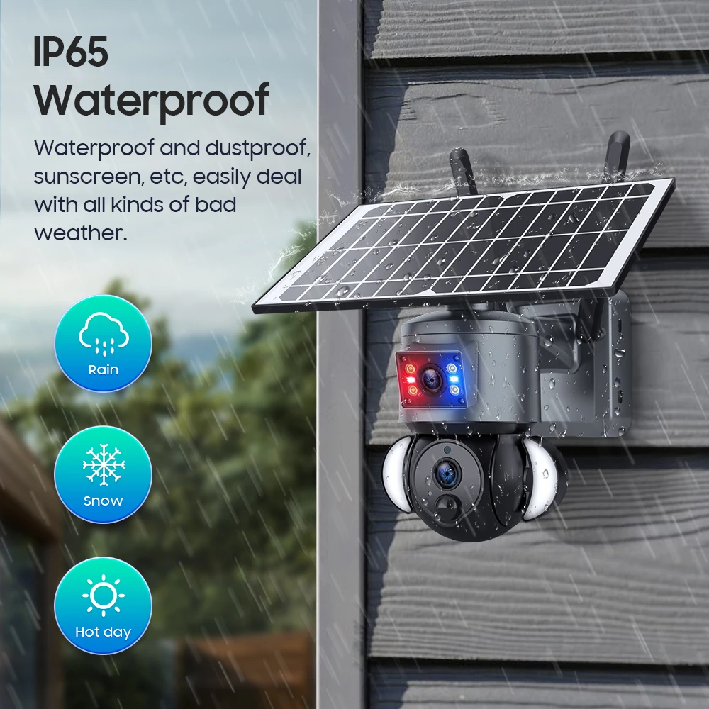 Ubox APP 6MP Dual Lens Solar Power 4G /wifi PTZ IP Dome Camera Full Color AI Humanoid Detection Security CCTV Baby Monitor
Ubox APP 6MP Dual Lens Solar Power 4G /wifi PTZ IP Dome Camera Full Color AI Humanoid Detection Security CCTV Baby Monitor
