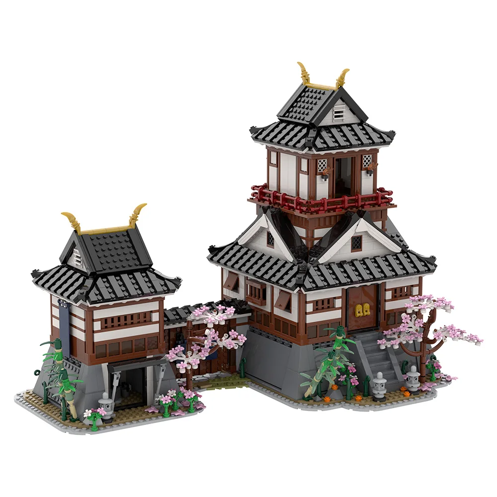 MOC Japanese samurai Castle Building Blocks Model Retro Temple Castle Architecture Bricks Assembled Toy for Children Gift
MOC Japanese samurai Castle Building Blocks Model Retro Temple Castle Architecture Bricks Assembled Toy for Children Gift