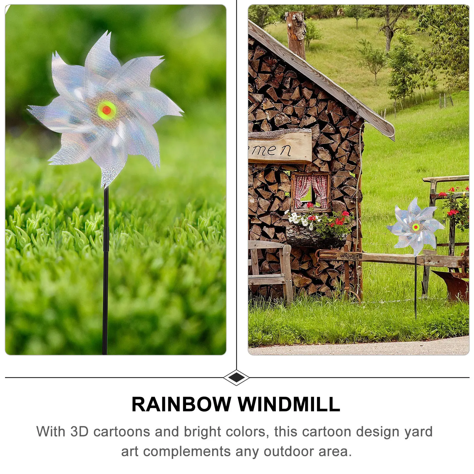 5pcs Bird Repellent Windmill Reflective Pinwheel Spiral Decor Silver Garden Tool Farm Orchard Zoo Repelling Device Outdoor
5pcs Bird Repellent Windmill Reflective Pinwheel Spiral Decor Silver Garden Tool Farm Orchard Zoo Repelling Device Outdoor