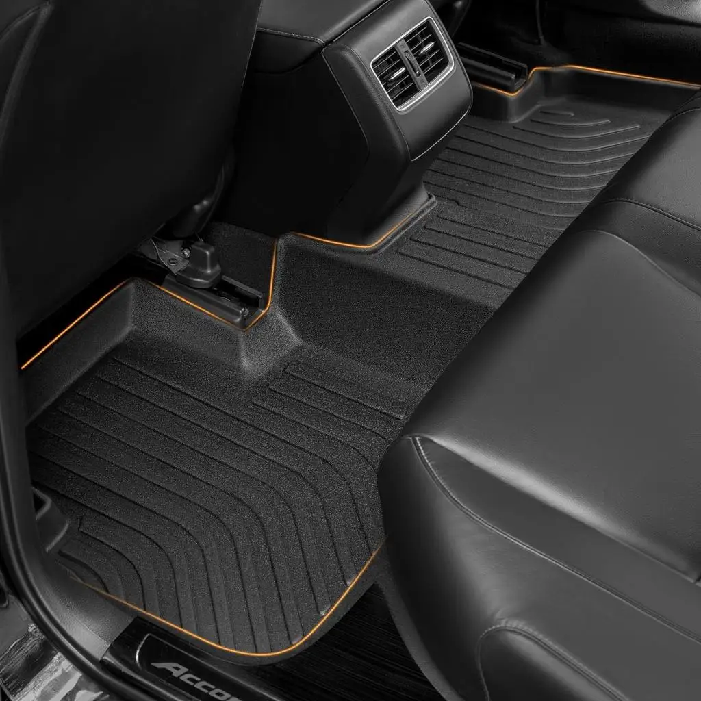 TPE Rubber Black Car Floor Mats for Honda Accord 2018-2023 All-Weather Non-Slip Durable Waterproof Floor Mats Black
TPE Rubber Black Car Floor Mats for Honda Accord 2018-2023 All-Weather Non-Slip Durable Waterproof Floor Mats Black