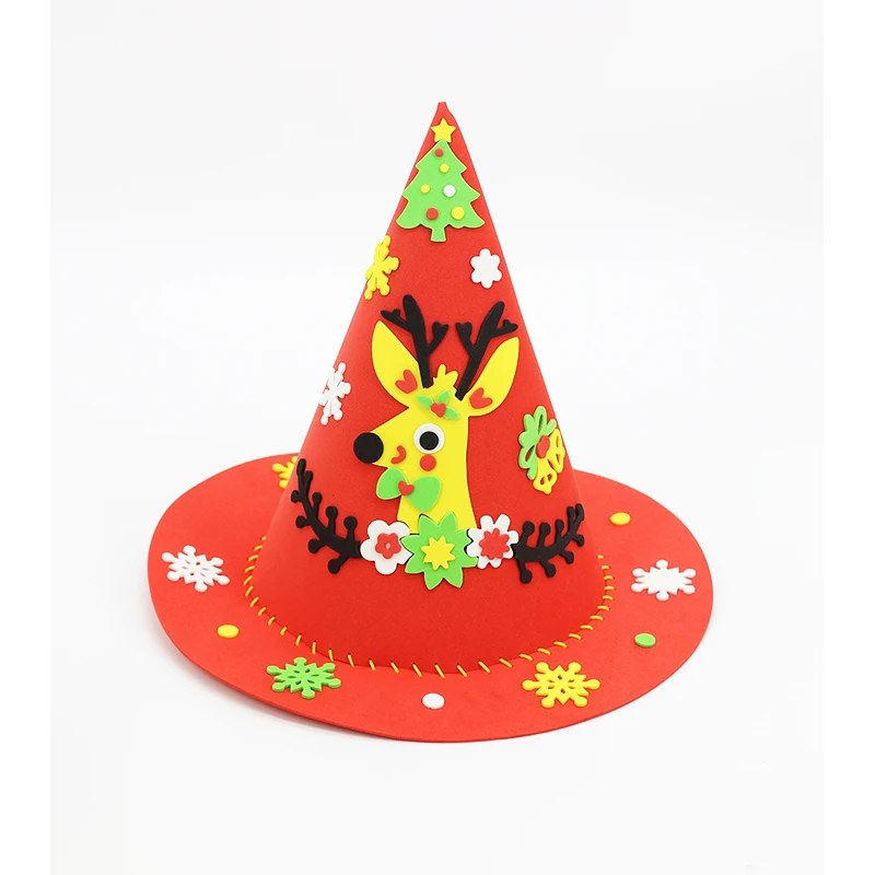 Kindergarten Parent Child Activities DIY Christmas Hat Christmas Party Decoration Supplies Performance Dress Up Props
Kindergarten Parent Child Activities DIY Christmas Hat Christmas Party Decoration Supplies Performance Dress Up Props