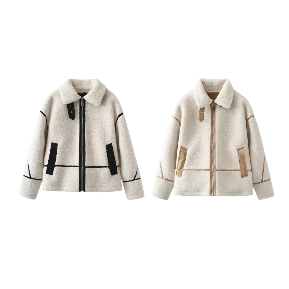 2024 autumn new women's clothing style fashionable and versatile fleece double-sided long sleeved lapel short jacket jacket
2024 autumn new women's clothing style fashionable and versatile fleece double-sided long sleeved lapel short jacket jacket