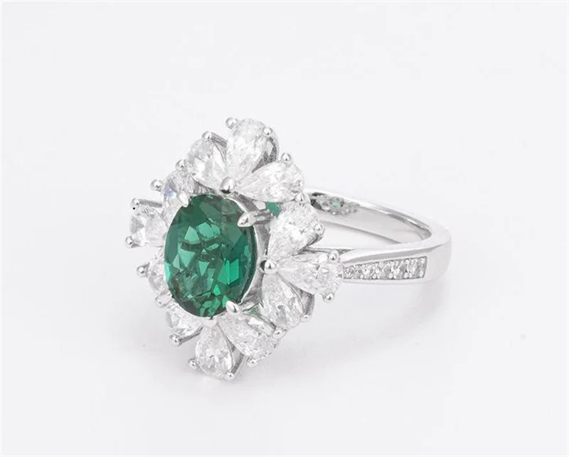 ZFSILVER 925 Silver Fashion Luxury Trendy Cultivate Gemstone Design 2ct Oval Ring Charm Women Wedding Party Jewelry Gift R3-0348
ZFSILVER 925 Silver Fashion Luxury Trendy Cultivate Gemstone Design 2ct Oval Ring Charm Women Wedding Party Jewelry Gift R3-0348