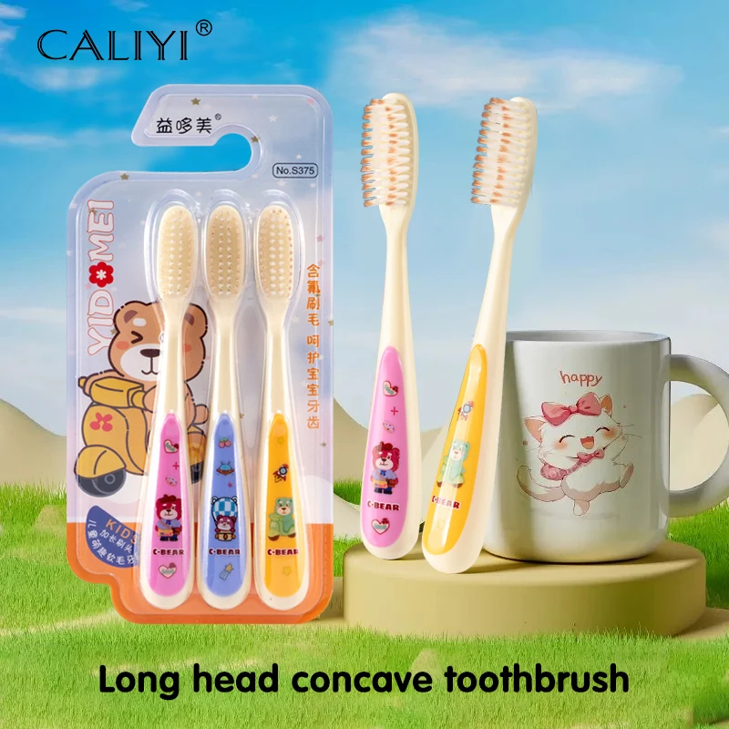 3pcs Children's Toothbrush Long Head Soft Bristle Teeth Whitening Brushes For 7-12 Years Old Kids Toothbrushes Dental Oral Care
3pcs Children's Toothbrush Long Head Soft Bristle Teeth Whitening Brushes For 7-12 Years Old Kids Toothbrushes Dental Oral Care