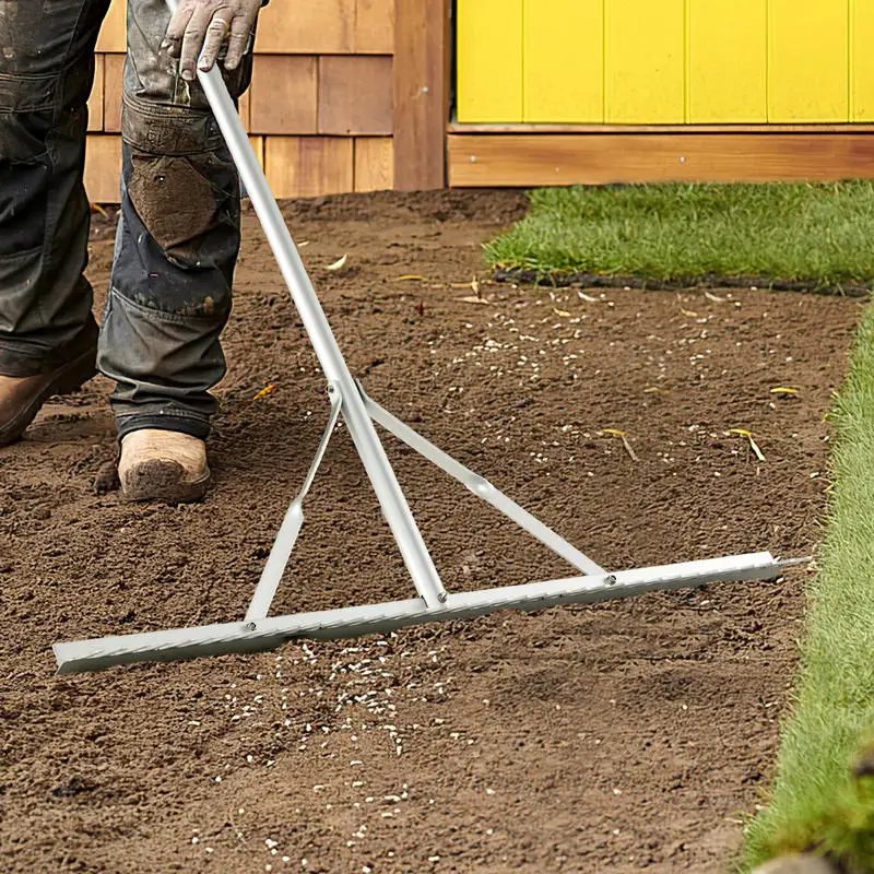 Aluminum Rake with 36 Inch Wide Rake Head and 68 Inch Long Handle
Aluminum Rake with 36 Inch Wide Rake Head and 68 Inch Long Handle