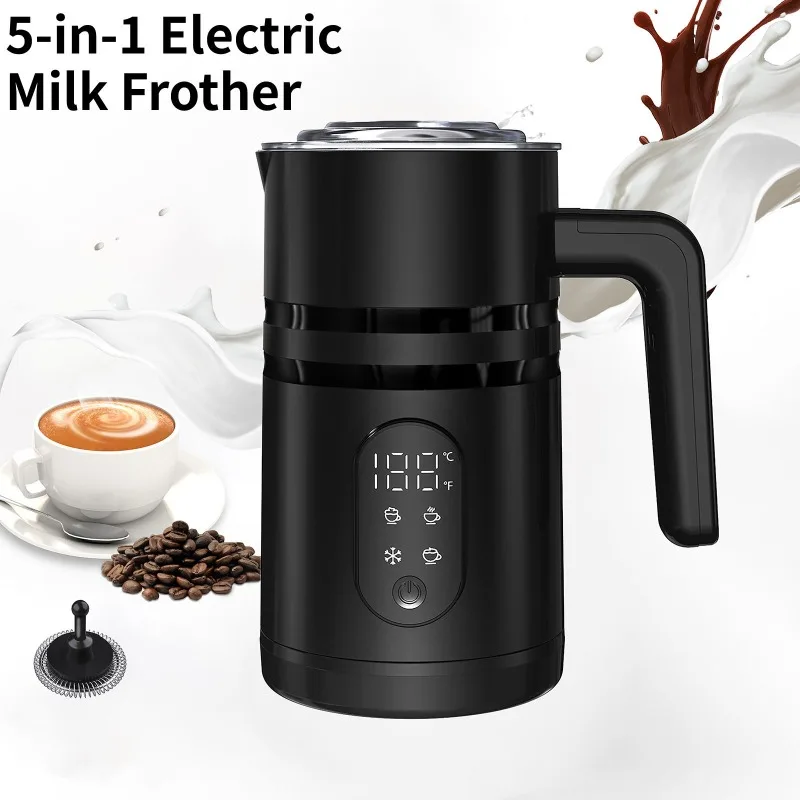 5-in-1 Multifunctional Electric Milk Frother Steamer Detachable Stainless Steel 580ml Automatic Hot Chocolate Milk Foam Maker
5-in-1 Multifunctional Electric Milk Frother Steamer Detachable Stainless Steel 580ml Automatic Hot Chocolate Milk Foam Maker