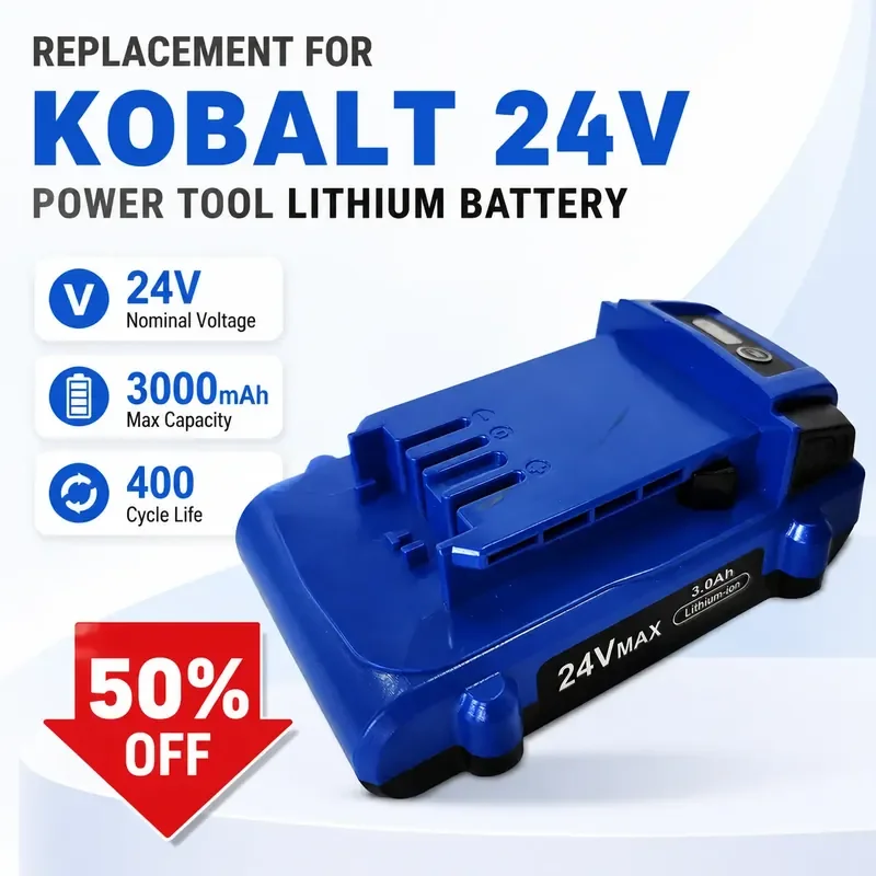 For Capote 24V Power Tools Replacement Lithium Battery Pack
For Capote 24V Power Tools Replacement Lithium Battery Pack