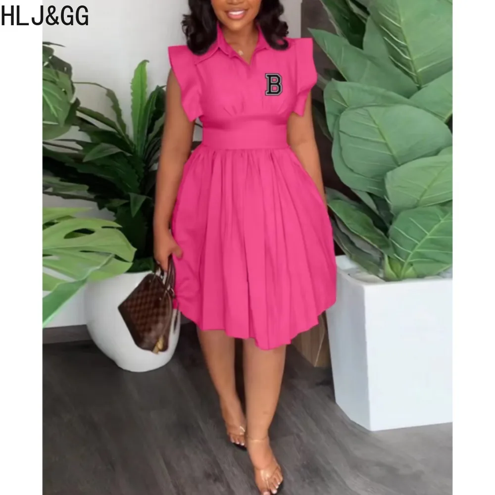 HLJ&GG Casual Lady Printing A-line Knee Dresses Women V Neck Sleeveless Pleated Vestidos Female Slim Solid Matching Streetwear
HLJ&GG Casual Lady Printing A-line Knee Dresses Women V Neck Sleeveless Pleated Vestidos Female Slim Solid Matching Streetwear