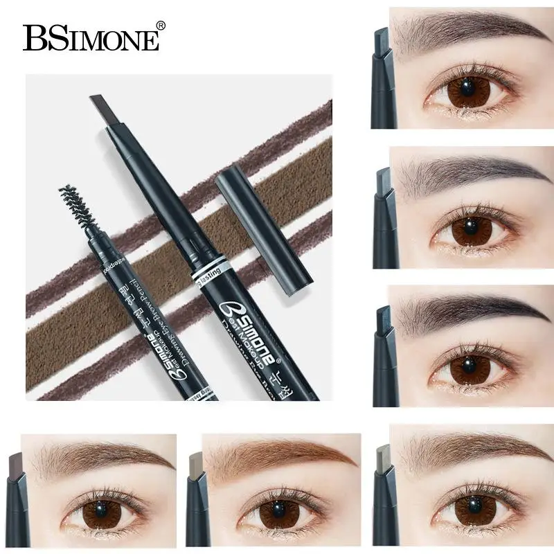 BSIMONE Extremely Fine Double-head Waterproof Eyebrow Pencil - Durable And Long Lasting For Beginner Women's Makeup Eye Brow Pen
BSIMONE Extremely Fine Double-head Waterproof Eyebrow Pencil - Durable And Long Lasting For Beginner Women's Makeup Eye Brow Pen