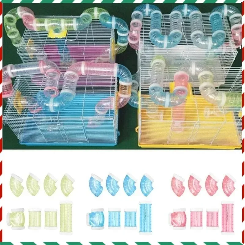 Hamster Tunnel Plastic Toy Rodent Training Channel Durable DIY Splicing Maze Tube External Pipeline For Small Animal Accessories 
Hamster Tunnel Plastic Toy Rodent Training Channel Durable DIY Splicing Maze Tube External Pipeline For Small Animal Accessories