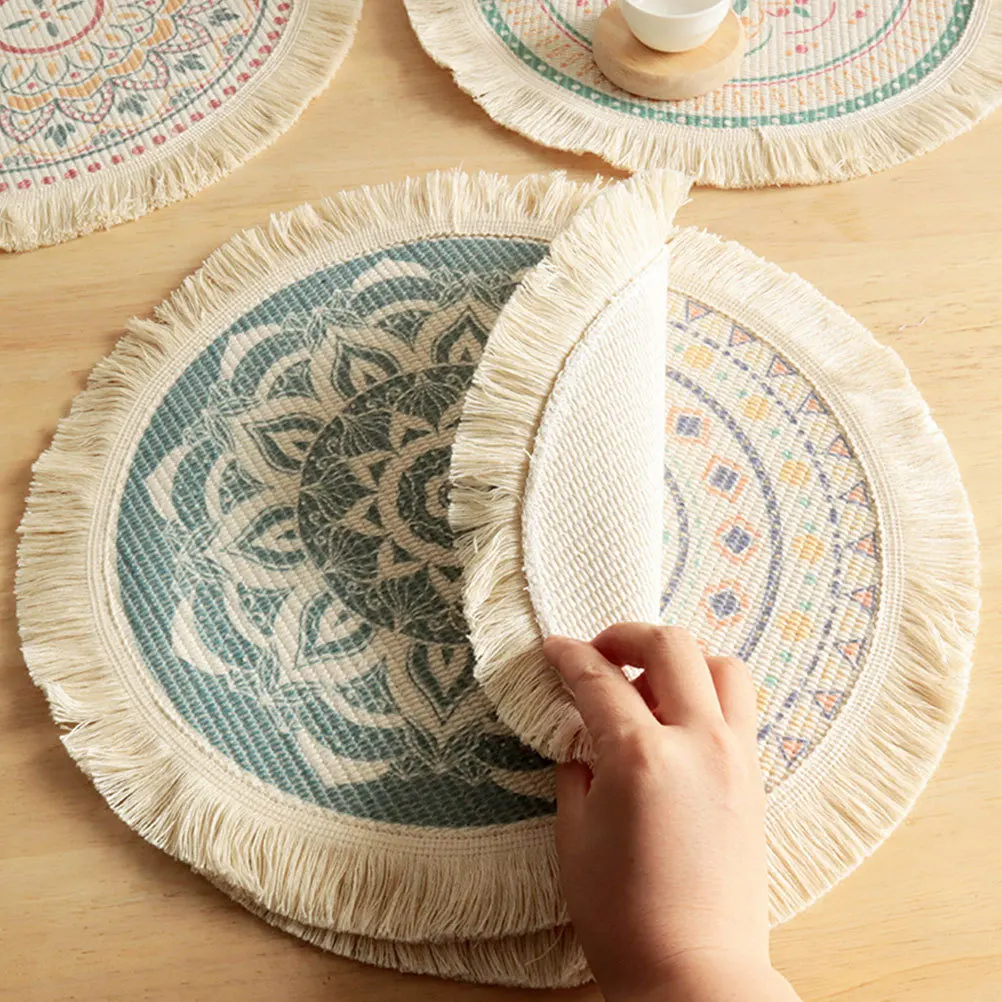 4Pcs Heat Resistant Woven Placemat Kitchen Dining Table Mats Decorative Cutlery Pad Housewarming Gift Woven Placemat
4Pcs Heat Resistant Woven Placemat Kitchen Dining Table Mats Decorative Cutlery Pad Housewarming Gift Woven Placemat