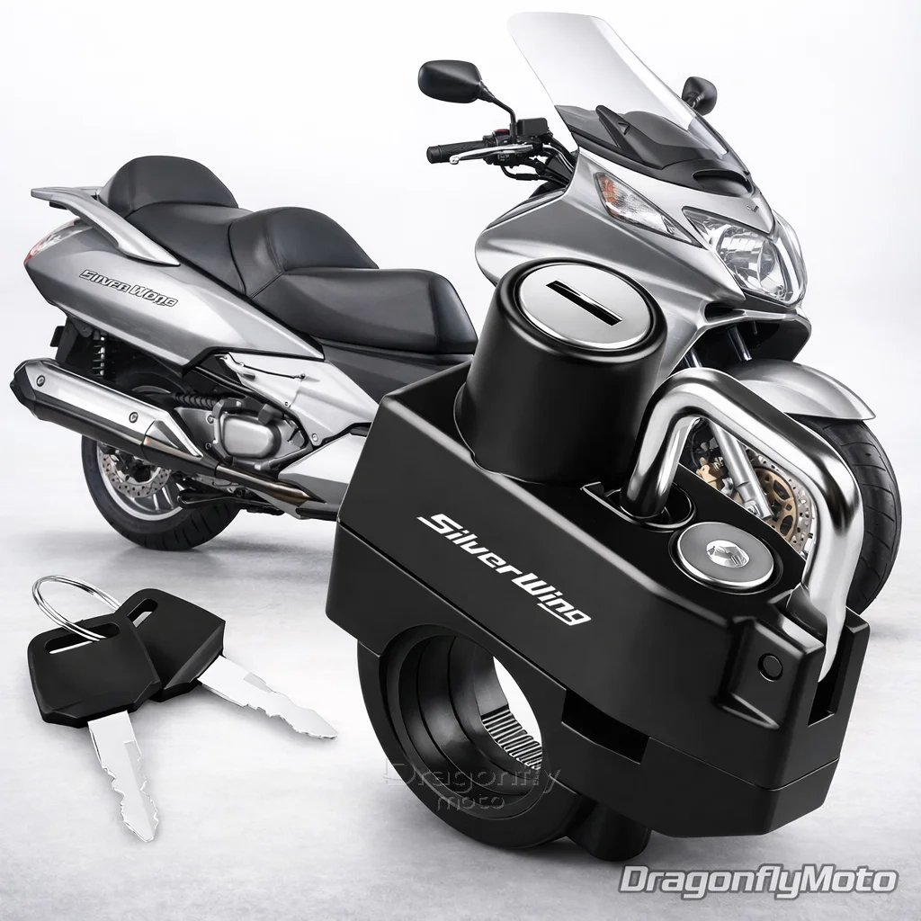 Замок для мотоциклетного шлема для Honda FCS600 Silver Wing SilverWing GT400 600, противоугонный замок для шлема, противоугонное устройство, нержавеющее.
Замок для мотоциклетного шлема для Honda FCS600 Silver Wing SilverWing GT400 600, противоугонный замок для шлема, противоугонное устройство, нержавеющее.