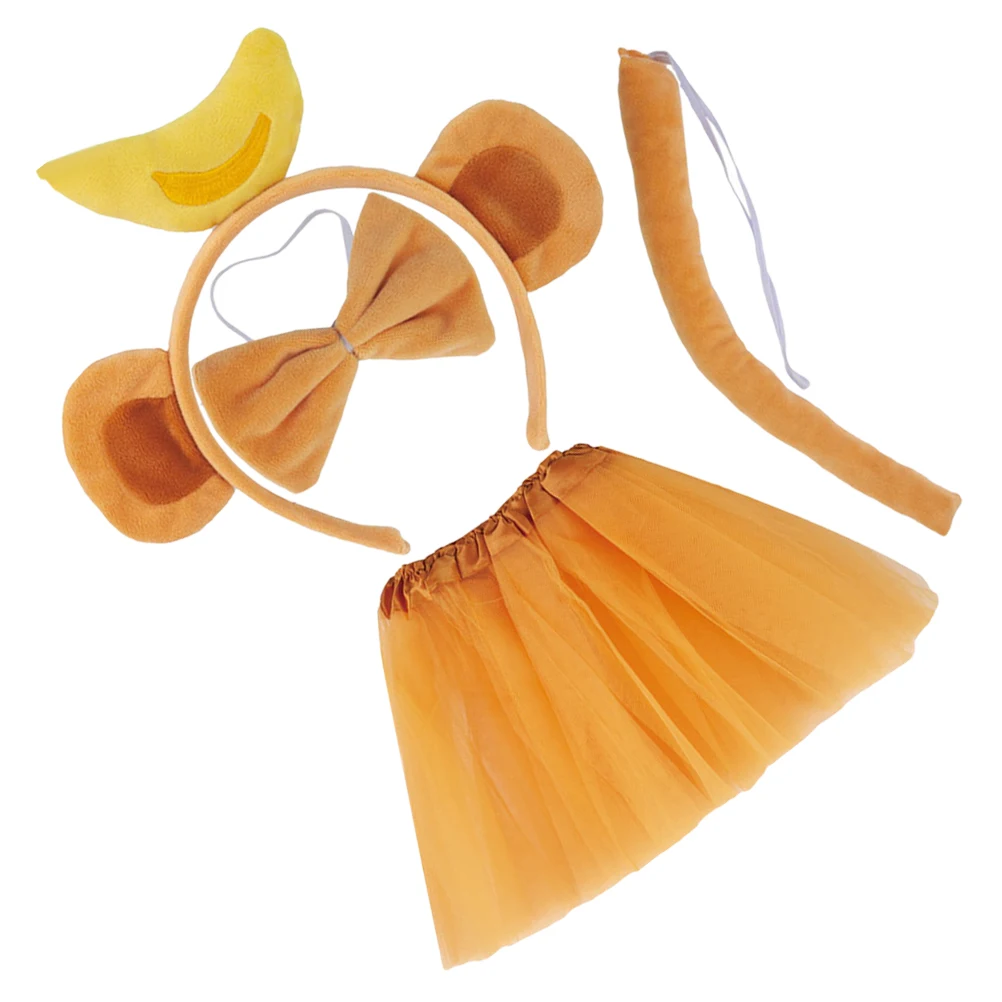 Monkey Headband Suit Animal Costume Set Banana Ears Kids Women Girls Cosplay Monkey Ear Headband Lovely Design Halloween Party
Monkey Headband Suit Animal Costume Set Banana Ears Kids Women Girls Cosplay Monkey Ear Headband Lovely Design Halloween Party