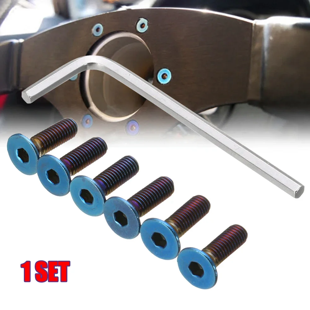 Burnt Titanium Steering Wheel Refit Bolts Screw Kit With Allen Key Wrench Repair Accessories For Momo Nardi NRG Work Bell Boss
Burnt Titanium Steering Wheel Refit Bolts Screw Kit With Allen Key Wrench Repair Accessories For Momo Nardi NRG Work Bell Boss