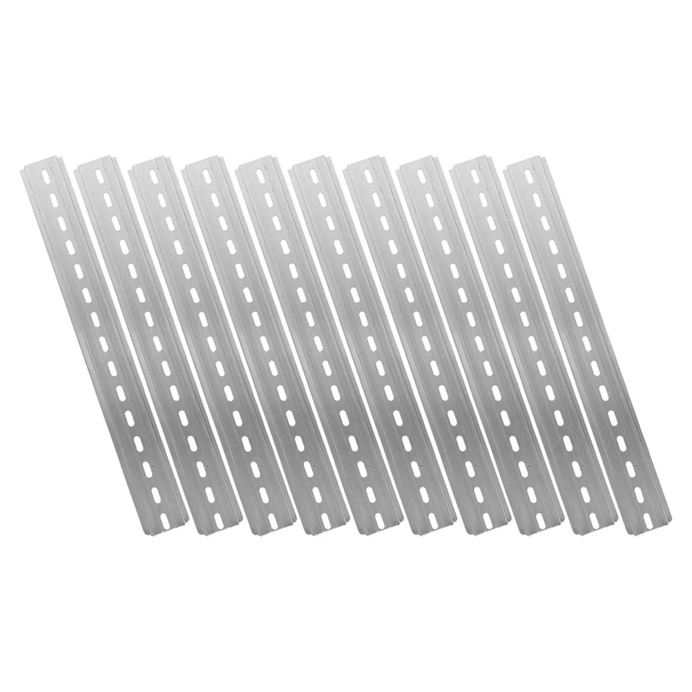 10 Pcs Guide Slotted Din Rail Metal for Industry Aluminum Burner Electrical Component Components Alloy Long Replacement
10 Pcs Guide Slotted Din Rail Metal for Industry Aluminum Burner Electrical Component Components Alloy Long Replacement
