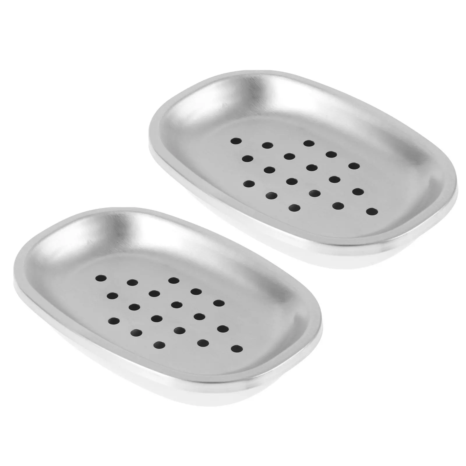 2Pcs Double Layer Stainless Steel Soap Box Drainage Soap Dish Bathroom Kitchen Sink Shower Countertop Holder Scrubber Tray
2Pcs Double Layer Stainless Steel Soap Box Drainage Soap Dish Bathroom Kitchen Sink Shower Countertop Holder Scrubber Tray
