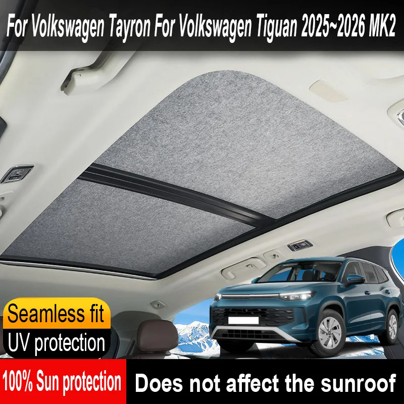Car Panorami Sunroof Insulation Roof Visor For Volkswagen Tayron 2025~2026 Anti-UV Electrostatic Adsorption Sky Curtain Sunshade
Car Panorami Sunroof Insulation Roof Visor For Volkswagen Tayron 2025~2026 Anti-UV Electrostatic Adsorption Sky Curtain Sunshade