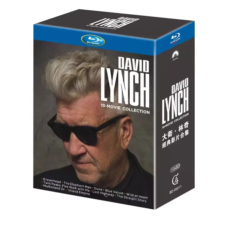 BD Blu-ray High-Definition Thriller Movies David Lynch Classic Film Collection 10-Disc Box Set
BD Blu-ray High-Definition Thriller Movies David Lynch Classic Film Collection 10-Disc Box Set