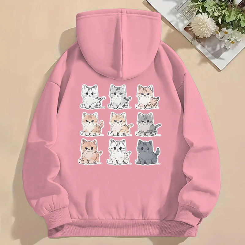 Kawaii Cartoon Cat Back Print Autumn Hoodie Women/Men Cute Cat Lover Gift Casual Hoodies Unisex Cats Funny Cartoon Sweatshirts
Kawaii Cartoon Cat Back Print Autumn Hoodie Women/Men Cute Cat Lover Gift Casual Hoodies Unisex Cats Funny Cartoon Sweatshirts