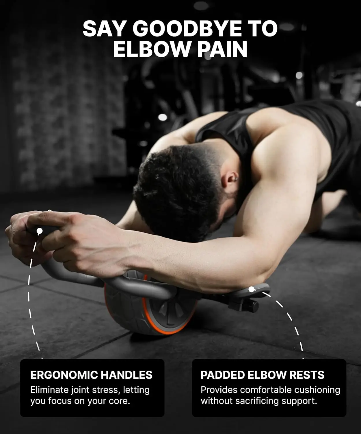 Роликовое колесо для пресса с поддержкой локтя и 2 наколенниками — тренажер для упражнений на брюшной пресс для силовых тренировок
Роликовое колесо для пресса с поддержкой локтя и 2 наколенниками — тренажер для упражнений на брюшной пресс для силовых тренировок