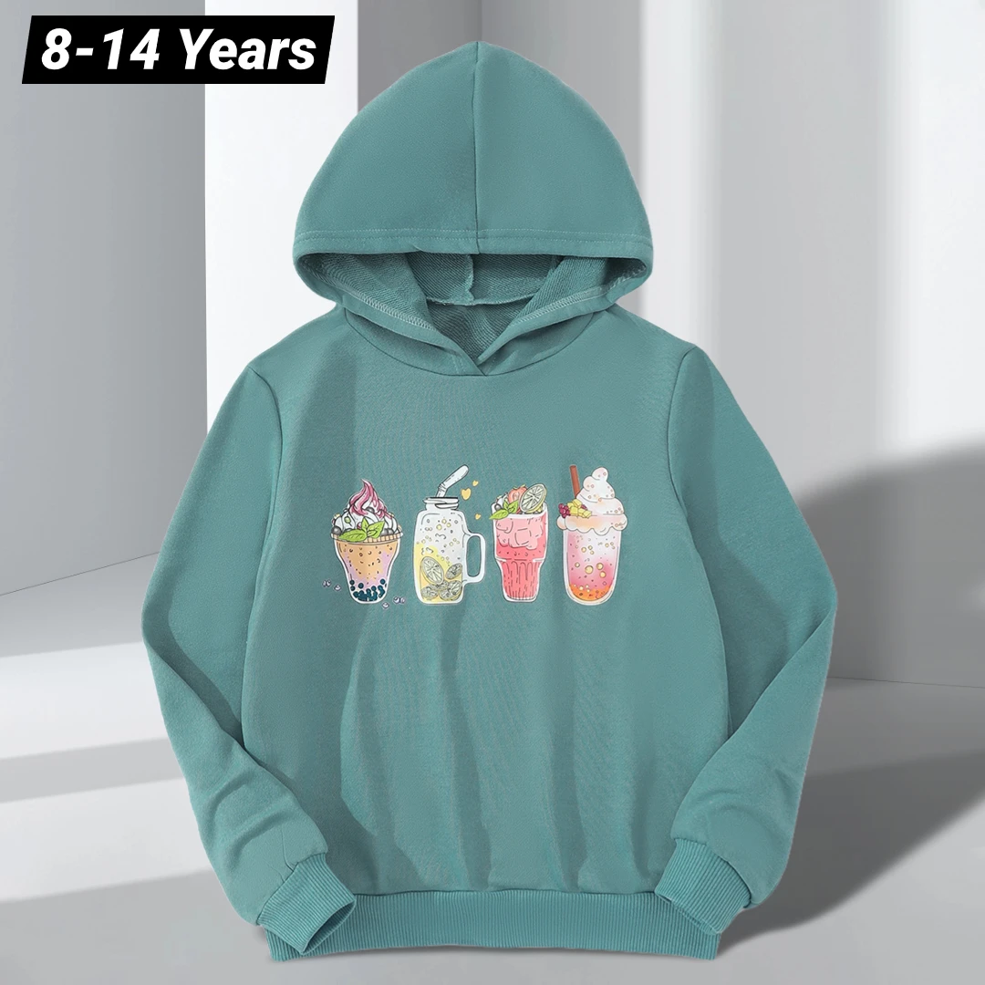 NEW Autumn Big Girl Children Sweatshirt Printing Casual Fashion Long Sleeve Hooded Winter Children's Wear Friends 8-14 Years
NEW Autumn Big Girl Children Sweatshirt Printing Casual Fashion Long Sleeve Hooded Winter Children's Wear Friends 8-14 Years