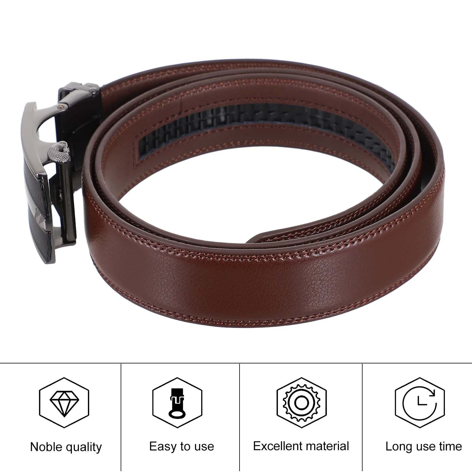 1 pc Automatic Buckle Belt For Men Business Waist Strap Durable Zinc Alloy Closure Fashion Male Belt Gentlemen
1 pc Automatic Buckle Belt For Men Business Waist Strap Durable Zinc Alloy Closure Fashion Male Belt Gentlemen