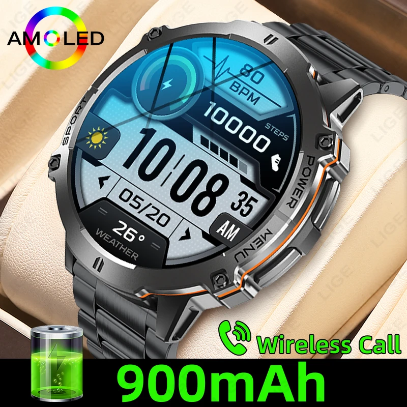 LIGE Новые 1,73-дюймовые умные часы с AMOLED-экраном для мужчин, аккумулятор большой емкости 900 мАч, мужские часы, монитор здоровья, BT Call, умные часы для мужчин
LIGE Новые 1,73-дюймовые умные часы с AMOLED-экраном для мужчин, аккумулятор большой емкости 900 мАч, мужские часы, монитор здоровья, BT Call, умные часы для мужчин