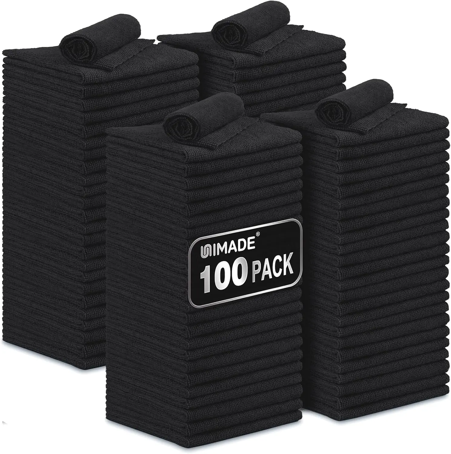 Microfiber Cleaning Cloth 100 Pack, Commercial Grade Work Rags for Cars Detailing, Automotive, Mechanic, Restaurant, Garage
Microfiber Cleaning Cloth 100 Pack, Commercial Grade Work Rags for Cars Detailing, Automotive, Mechanic, Restaurant, Garage