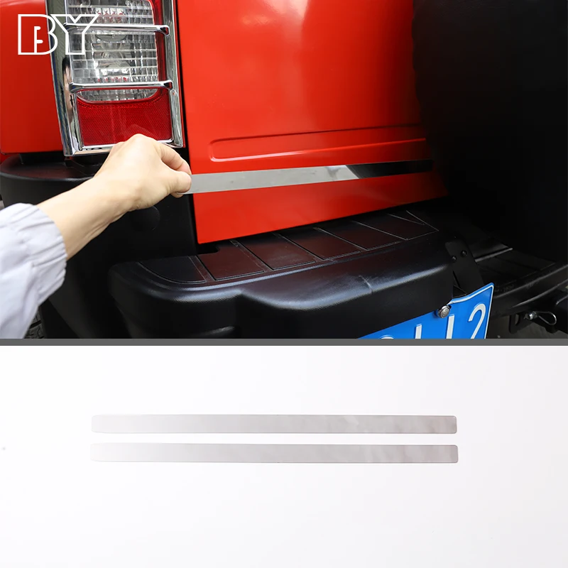 2pcs Stainless Steel Silver Car Tail Strips Sequins Trim For Hummer H3 2005 2006 2007 2008 2009 Accessories
2pcs Stainless Steel Silver Car Tail Strips Sequins Trim For Hummer H3 2005 2006 2007 2008 2009 Accessories